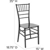 image:imageFlash Furniture 2 Pack HERCULES Series Champagne Resin Stacking Chiavari ChairBlack