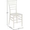 image:imageFlash Furniture 2 Pack HERCULES Series Champagne Resin Stacking Chiavari ChairChampagne
