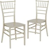 image:imageFlash Furniture 2 Pack HERCULES Series Champagne Resin Stacking Chiavari ChairChampagne