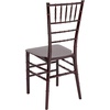 image:imageFlash Furniture 2 Pack HERCULES Series Champagne Resin Stacking Chiavari ChairMahogany