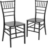 image:imageFlash Furniture 2 Pack HERCULES Series Champagne Resin Stacking Chiavari ChairMahogany
