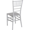 image:imageFlash Furniture 2 Pack HERCULES Series Champagne Resin Stacking Chiavari ChairSilver