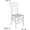 image:imageFlash Furniture 2 Pack HERCULES Series Champagne Resin Stacking Chiavari ChairSilver