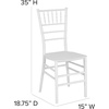 image:imageFlash Furniture 2 Pack HERCULES Series Champagne Resin Stacking Chiavari ChairWhite