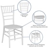 image:imageFlash Furniture 2 Pack HERCULES Series Champagne Resin Stacking Chiavari ChairWhite