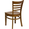 image:imageFlash Furniture 2 Pack HERCULES Series Ladder Back Cherry Wood Restaurant Chair  Burgundy Vinyl SeatCherry Wood SeatCherry Wood Frame
