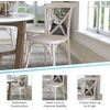 image:imageFlash Furniture 2pack Advantage White Resin XBack ChairWhite