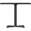 image:imageFlash Furniture 36 Square Natural Laminate Table Top with 30 x 30 Table Height BaseBlack