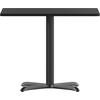 image:imageFlash Furniture 36 Square Natural Laminate Table Top with 30 x 30 Table Height BaseBlack