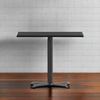 image:imageFlash Furniture 36 Square Natural Laminate Table Top with 30 x 30 Table Height BaseBlack