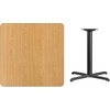 image:imageFlash Furniture 36 Square Natural Laminate Table Top with 30 x 30 Table Height BaseNatural