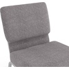 image:imageFlash Furniture 4 Pack HERCULES Series 21W Stacking Church Chair in Black Fabric  Silver Vein FrameGray FabricSilver Vein Frame