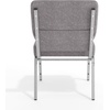 image:imageFlash Furniture 4 Pack HERCULES Series 21W Stacking Church Chair in Black Fabric  Silver Vein FrameGray FabricSilver Vein Frame
