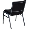 image:imageFlash Furniture 4 Pack HERCULES Series Heavy Duty Black Dot Fabric Stack ChairBlack Patterned Fabric