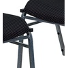 image:imageFlash Furniture 4 Pack HERCULES Series Heavy Duty Black Dot Fabric Stack ChairBlack Patterned Fabric