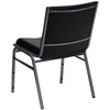 image:imageFlash Furniture 4 Pack HERCULES Series Heavy Duty Black Dot Fabric Stack ChairBlack Vinyl