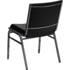 image:imageFlash Furniture 4 Pack HERCULES Series Heavy Duty Black Dot Fabric Stack ChairBlack Vinyl