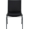 image:imageFlash Furniture 4 Pack HERCULES Series Heavy Duty Black Dot Fabric Stack ChairBlack Vinyl
