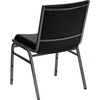 image:imageFlash Furniture 4 Pack HERCULES Series Heavy Duty Black Dot Fabric Stack ChairBlack Vinyl