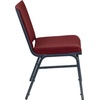 image:imageFlash Furniture 4 Pack HERCULES Series Heavy Duty Black Dot Fabric Stack ChairBurgundy Patterned Fabric
