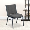 image:imageFlash Furniture 4 Pack HERCULES Series Heavy Duty Black Dot Fabric Stack ChairGray Fabric
