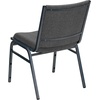 image:imageFlash Furniture 4 Pack HERCULES Series Heavy Duty Black Dot Fabric Stack ChairGray Fabric