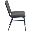 image:imageFlash Furniture 4 Pack HERCULES Series Heavy Duty Black Dot Fabric Stack ChairGray Fabric