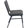 image:imageFlash Furniture 4 Pack HERCULES Series Heavy Duty Black Dot Fabric Stack ChairGray Fabric