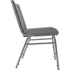 image:imageFlash Furniture 4 Pack HERCULES Series Heavy Duty Black Dot Fabric Stack ChairGray Vinyl