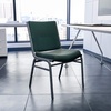 image:imageFlash Furniture 4 Pack HERCULES Series Heavy Duty Black Dot Fabric Stack ChairGreen Patterned Fabric