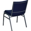 image:imageFlash Furniture 4 Pack HERCULES Series Heavy Duty Black Dot Fabric Stack ChairNavy Blue Patterned Fabric