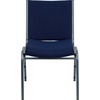 image:imageFlash Furniture 4 Pack HERCULES Series Heavy Duty Black Dot Fabric Stack ChairNavy Blue Patterned Fabric