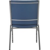 image:imageFlash Furniture 4 Pack HERCULES Series Heavy Duty Black Dot Fabric Stack ChairNavy Vinyl