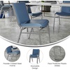 image:imageFlash Furniture 4 Pack HERCULES Series Heavy Duty Black Dot Fabric Stack ChairNavy Vinyl