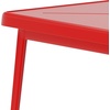 image:imageFlash Furniture Aaron Commercial Grade 2375 Square Black Metal IndoorOutdoor Bar Height TableRed