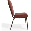 image:imageFlash Furniture Advantage 205 in Cinnamon Molded Foam Church ChairCinnamon FabricGold Vein Frame
