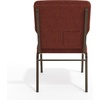 image:imageFlash Furniture Advantage 205 in Cinnamon Molded Foam Church ChairCinnamon FabricGold Vein Frame