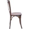 image:imageFlash Furniture Advantage Light Brown XBack ChairDark Driftwood