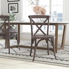 image:imageFlash Furniture Advantage Light Brown XBack ChairDark Driftwood