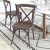image:imageFlash Furniture Advantage Light Brown XBack ChairDark Driftwood
