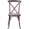 image:imageFlash Furniture Advantage Light Brown XBack ChairDark Driftwood