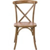 image:imageFlash Furniture Advantage Light Brown XBack ChairDark Natural
