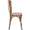 image:imageFlash Furniture Advantage Light Brown XBack ChairDark Natural