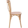 image:imageFlash Furniture Advantage Light Brown XBack ChairDriftwood