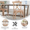 image:imageFlash Furniture Advantage Light Brown XBack ChairDriftwood