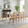 image:imageFlash Furniture Advantage Light Brown XBack ChairLight Brown