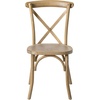 image:imageFlash Furniture Advantage Light Brown XBack ChairMedium Natural White Grain