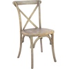 image:imageFlash Furniture Advantage Light Brown XBack ChairMedium Natural White Grain