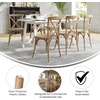 image:imageFlash Furniture Advantage Light Brown XBack ChairMedium Natural White Grain
