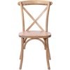 image:imageFlash Furniture Advantage Light Brown XBack ChairMedium White Grain